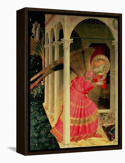 Detail from the Annunciation Showing the Angel Gabriel-Fra Angelico-Framed Premier Image Canvas