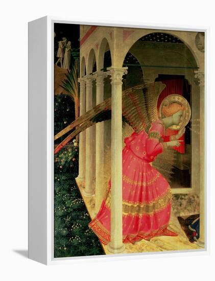 Detail from the Annunciation Showing the Angel Gabriel-Fra Angelico-Framed Premier Image Canvas