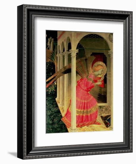 Detail from the Annunciation Showing the Angel Gabriel-Fra Angelico-Framed Giclee Print