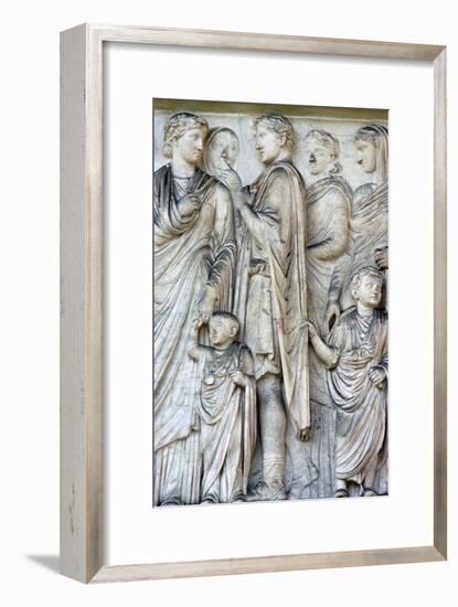 Detail from the Ara Pacis (Altar of peace), 2nd century BC. Artist: Unknown-Unknown-Framed Giclee Print