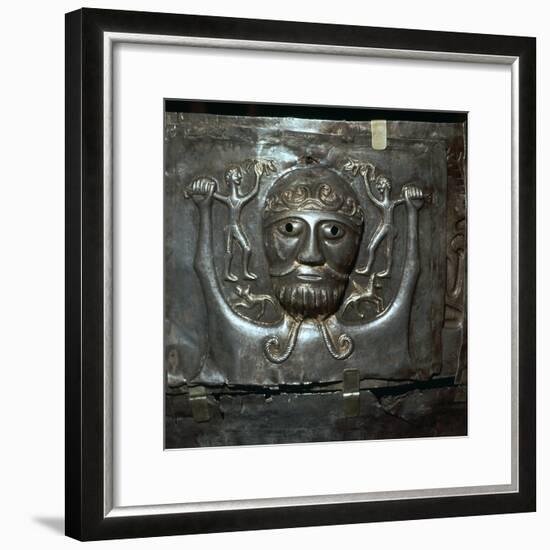 Detail from the Celtic Gundestrop Cauldron, 3rd century. Artist: Unknown-Unknown-Framed Giclee Print