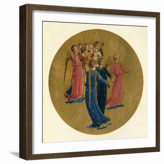 'Detail from the Coronation of the Virgin', 15th century, (c1909)-Fra Angelico-Framed Giclee Print