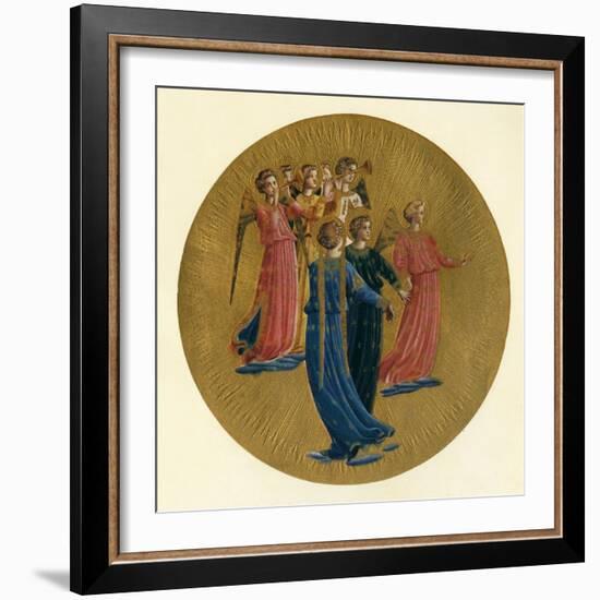 'Detail from the Coronation of the Virgin', 15th century, (c1909)-Fra Angelico-Framed Giclee Print