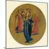 'Detail from the Coronation of the Virgin', 15th century, (c1909)-Fra Angelico-Mounted Giclee Print