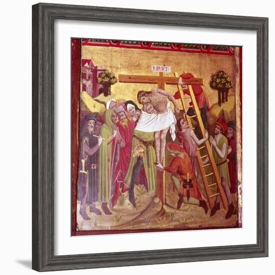 Detail from the Descent from the Cross. North German School, 1435-1440-Unknown-Framed Giclee Print