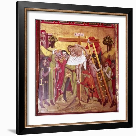 Detail from the Descent from the Cross. North German School, 1435-1440-Unknown-Framed Giclee Print