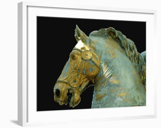 Detail from the Equestrian Statue of Marcus Aurelius-null-Framed Giclee Print
