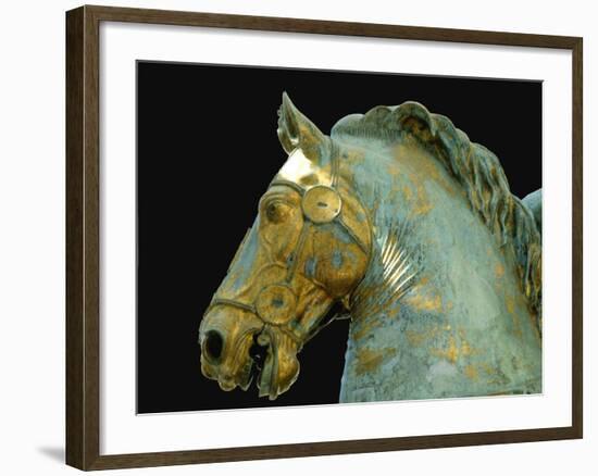 Detail from the Equestrian Statue of Marcus Aurelius-null-Framed Giclee Print