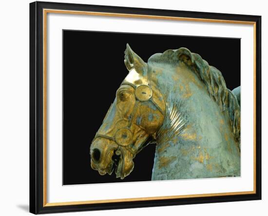 Detail from the Equestrian Statue of Marcus Aurelius-null-Framed Giclee Print