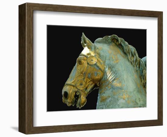 Detail from the Equestrian Statue of Marcus Aurelius-null-Framed Giclee Print