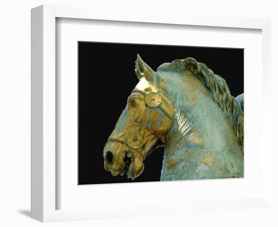 Detail from the Equestrian Statue of Marcus Aurelius-null-Framed Giclee Print