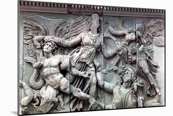 Detail from the Great Frieze of the Pergamon Altar, 180-159 BC-null-Mounted Photographic Print