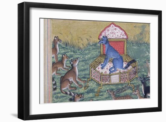 Detail from the Jackal Who Pronounced Himself King, C.1560-65-null-Framed Giclee Print