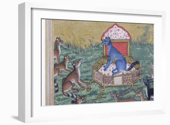 Detail from the Jackal Who Pronounced Himself King, C.1560-65-null-Framed Giclee Print