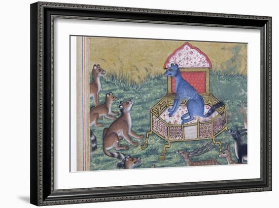 Detail from the Jackal Who Pronounced Himself King, C.1560-65-null-Framed Giclee Print