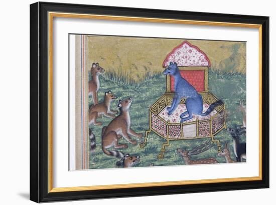 Detail from the Jackal Who Pronounced Himself King, C.1560-65-null-Framed Giclee Print