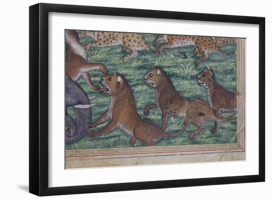 Detail from the Jackal Who Pronounced Himself King, C.1560-65-null-Framed Giclee Print