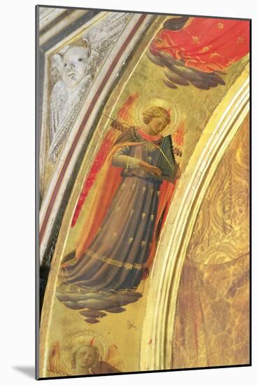 Detail from the Side of the Linaivoli Triptych Showing an Angel Holding a Portative Organ, 1433-Fra Angelico-Mounted Giclee Print