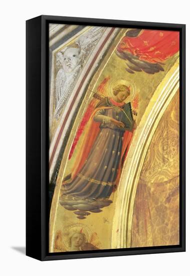 Detail from the Side of the Linaivoli Triptych Showing an Angel Holding a Portative Organ, 1433-Fra Angelico-Framed Premier Image Canvas