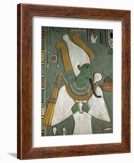 Detail from the Tomb of Horemheb, Valley of the Kings, Thebes, UNESCO World Heritage Site, Egypt-Richard Ashworth-Framed Photographic Print