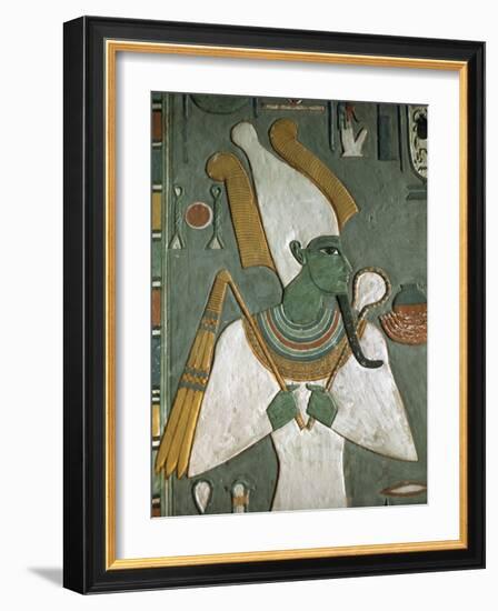 Detail from the Tomb of Horemheb, Valley of the Kings, Thebes, UNESCO World Heritage Site, Egypt-Richard Ashworth-Framed Photographic Print