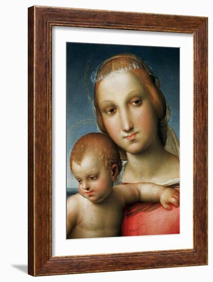 Detail from Virgin and Child-Raphael-Framed Giclee Print