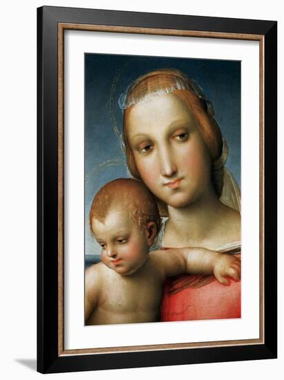 Detail from Virgin and Child-Raphael-Framed Giclee Print
