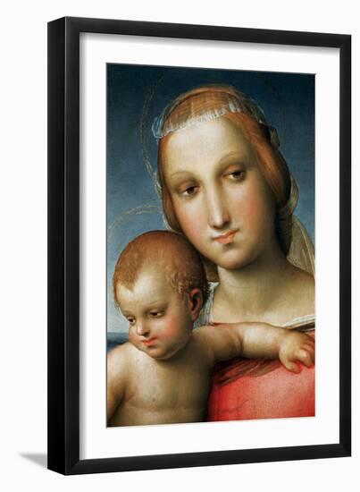 Detail from Virgin and Child-Raphael-Framed Giclee Print