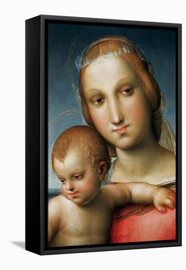 Detail from Virgin and Child-Raphael-Framed Premier Image Canvas