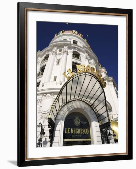 Detail, Hotel Le Negresco, Promenade Des Anglais, Nice, Alpes Maritimes, Provence, Cote D'Azur, Fre-Peter Richardson-Framed Photographic Print