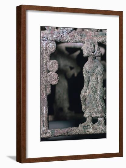 Detail of a bronze stand, 17th century BC-Unknown-Framed Giclee Print