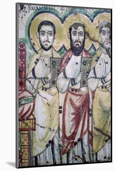 Detail of a coptic wall painting showing two apostles, 6th Century. Artist: Unknown-Unknown-Mounted Photographic Print