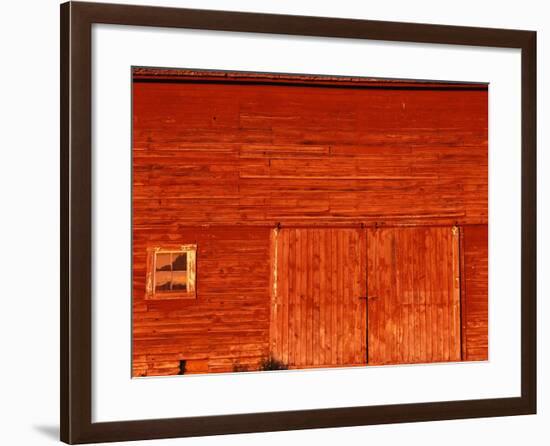 Detail of a Red Barn-Stuart Westmorland-Framed Photographic Print