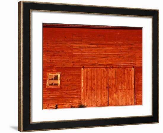 Detail of a Red Barn-Stuart Westmorland-Framed Photographic Print