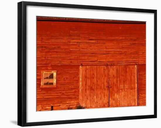 Detail of a Red Barn-Stuart Westmorland-Framed Photographic Print