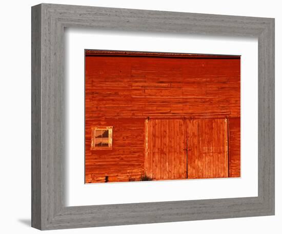 Detail of a Red Barn-Stuart Westmorland-Framed Photographic Print