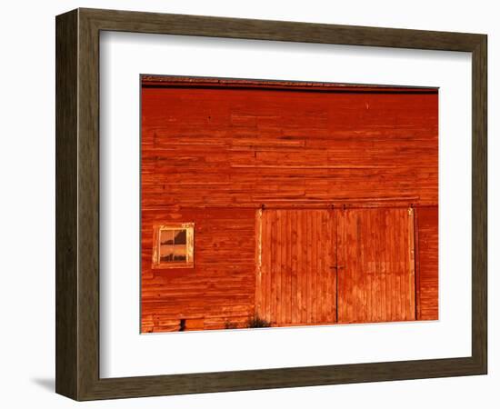 Detail of a Red Barn-Stuart Westmorland-Framed Photographic Print