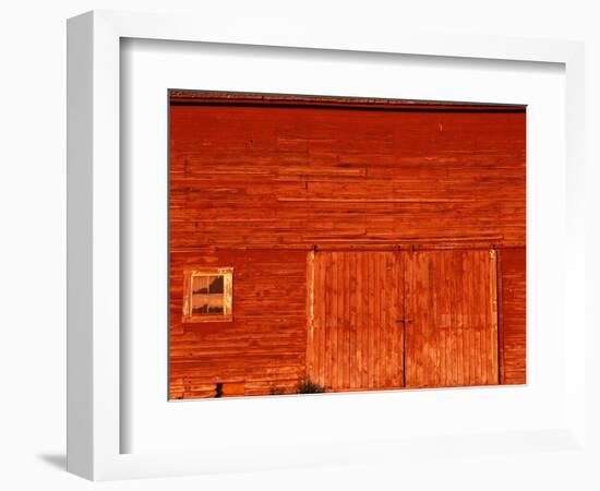 Detail of a Red Barn-Stuart Westmorland-Framed Photographic Print