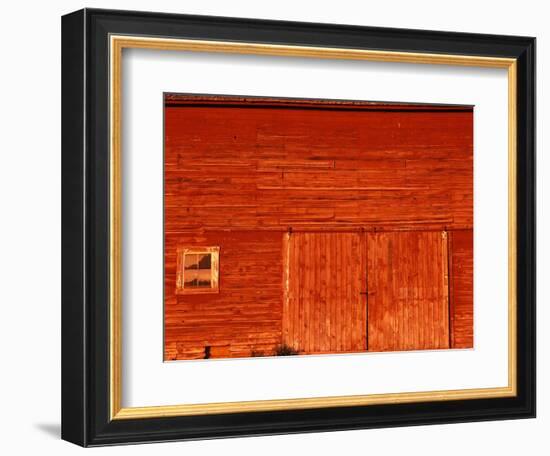 Detail of a Red Barn-Stuart Westmorland-Framed Photographic Print