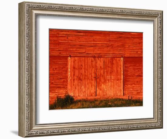 Detail of a Red Barn-Stuart Westmorland-Framed Photographic Print