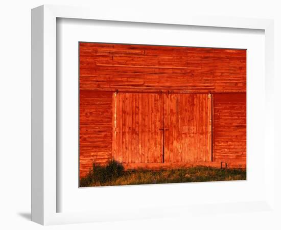 Detail of a Red Barn-Stuart Westmorland-Framed Photographic Print