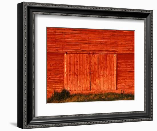 Detail of a Red Barn-Stuart Westmorland-Framed Photographic Print