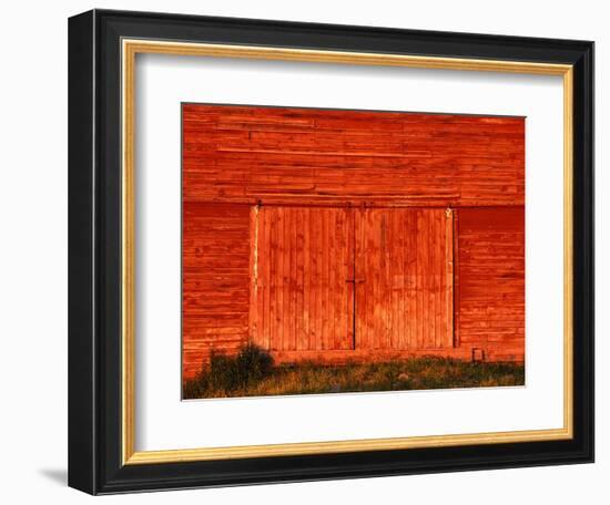 Detail of a Red Barn-Stuart Westmorland-Framed Photographic Print