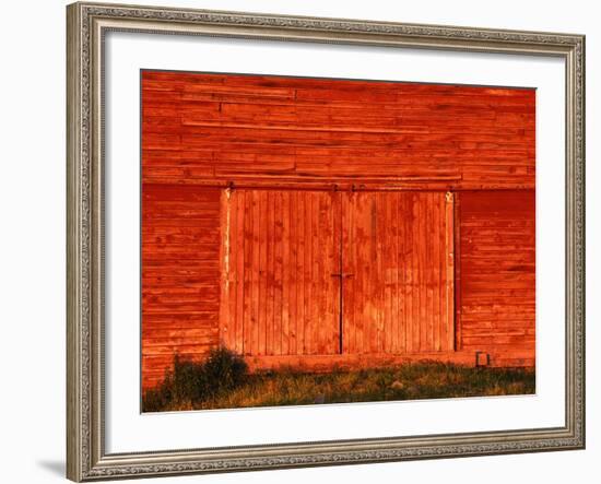 Detail of a Red Barn-Stuart Westmorland-Framed Photographic Print