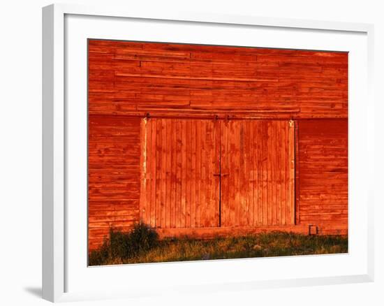 Detail of a Red Barn-Stuart Westmorland-Framed Photographic Print