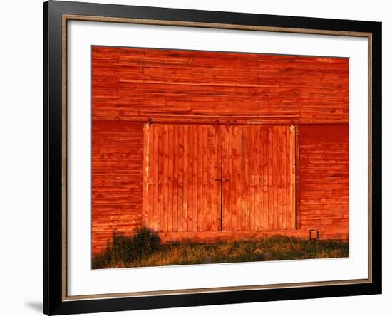 Detail of a Red Barn-Stuart Westmorland-Framed Photographic Print