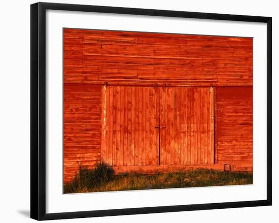 Detail of a Red Barn-Stuart Westmorland-Framed Photographic Print