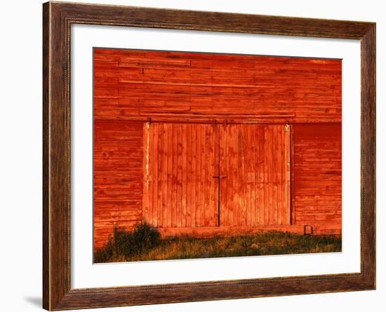 Detail of a Red Barn-Stuart Westmorland-Framed Photographic Print