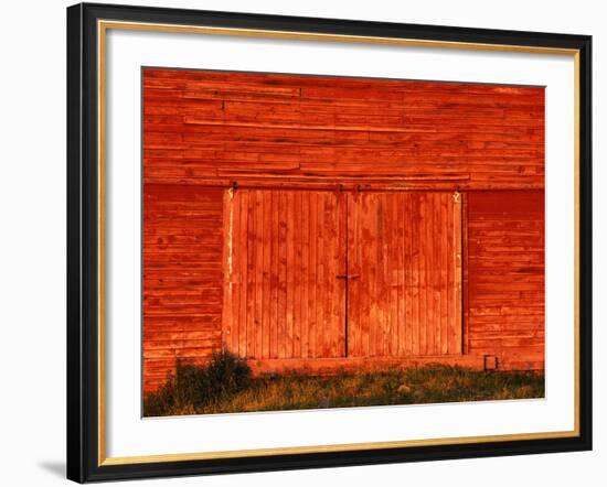 Detail of a Red Barn-Stuart Westmorland-Framed Photographic Print