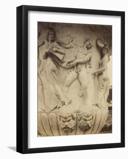 Detail of a Vase at Versailles, 1906-Eugene Atget-Framed Photographic Print